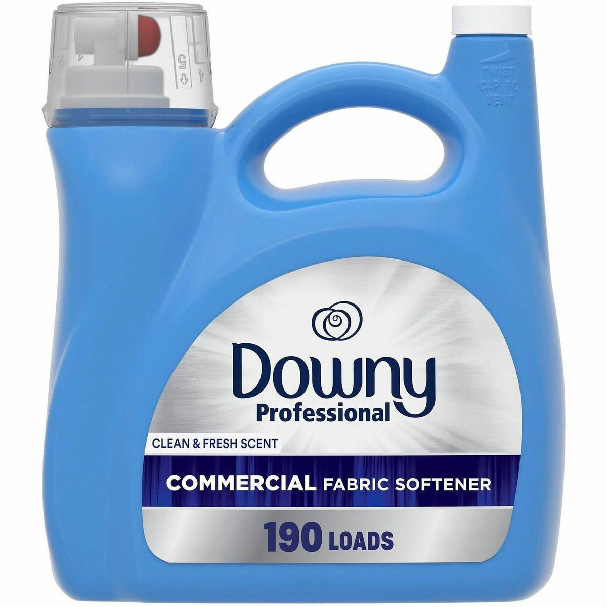 Downy Fabric Softener - For Multipurpose - Liquid - 140 oz (8.75 lb) - Clean & Fresh Scent - 190 Loads - Recommended For