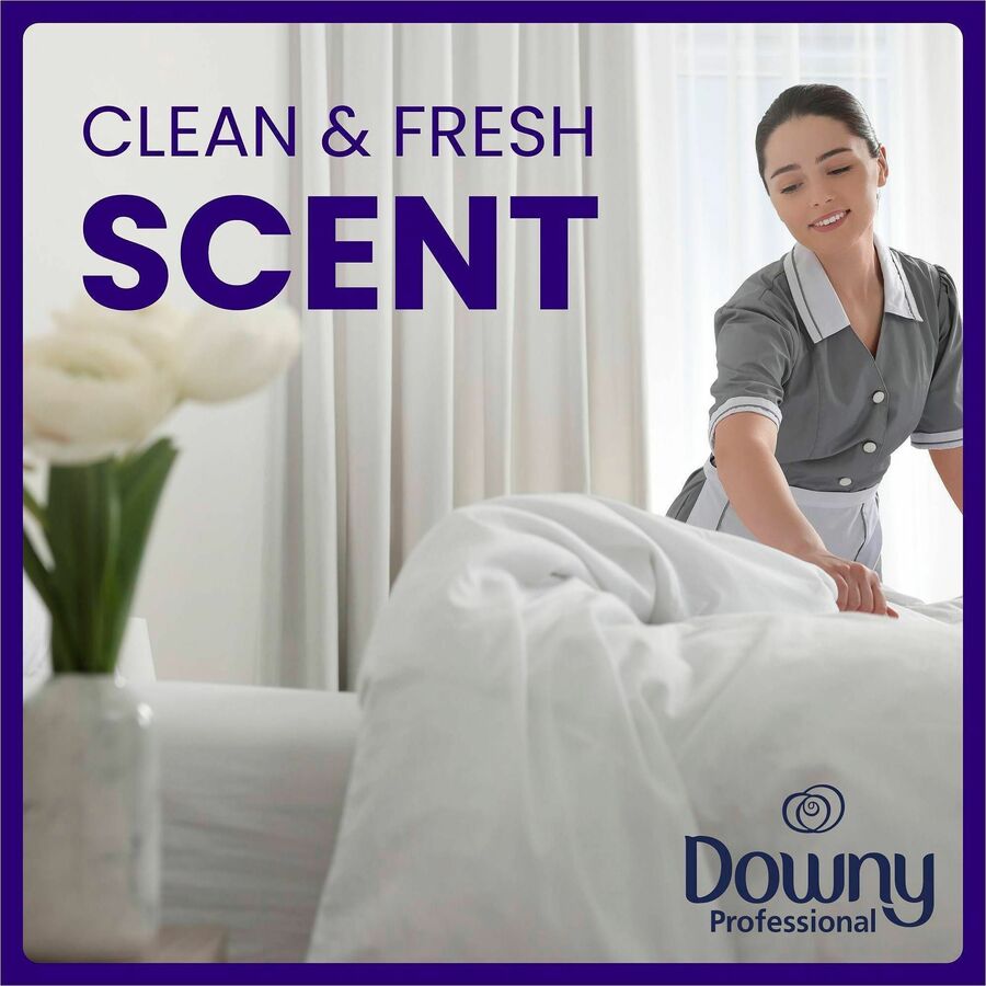 Downy Fabric Softener - For Multipurpose - Liquid - 140 oz (8.75 lb) - Clean & Fresh Scent - 190 Loads - Recommended For
