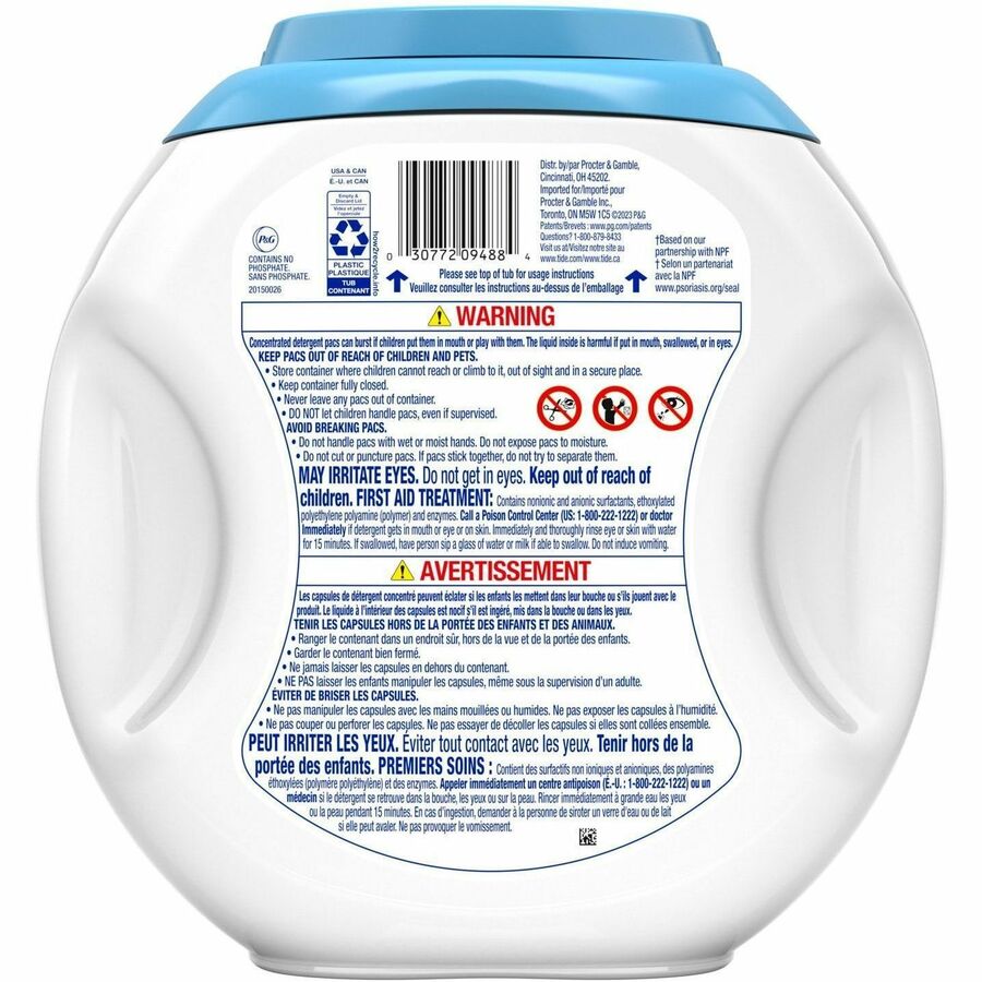 Tide Free & Gentle Laundry Detergent - For Household, Washing Machine - Liquid, Pod - Hypoallergenic, Dye-free, Color Sa