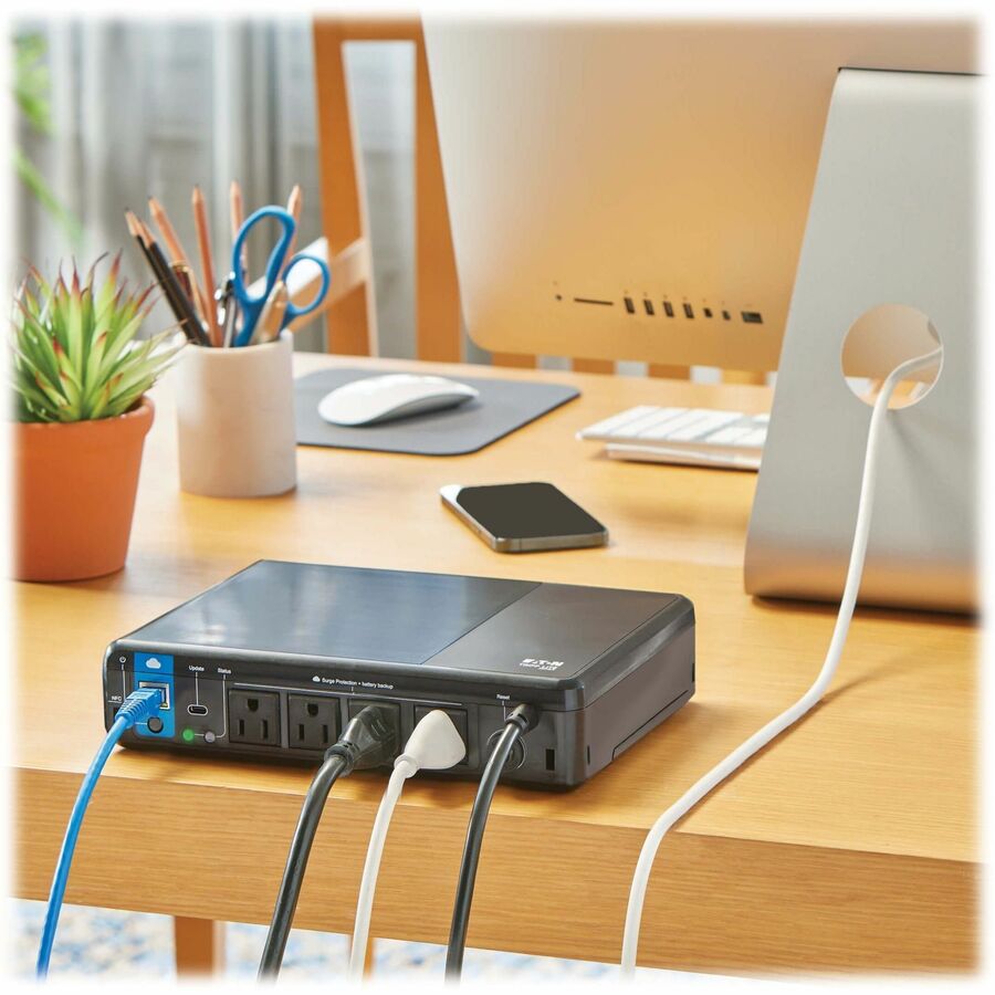 Tripp Lite series BC600RNC 600VA Desktop/Surface/Wall Mountable UPS - Desktop/Surface/Wall Mountable - 8 Hour Recharge -