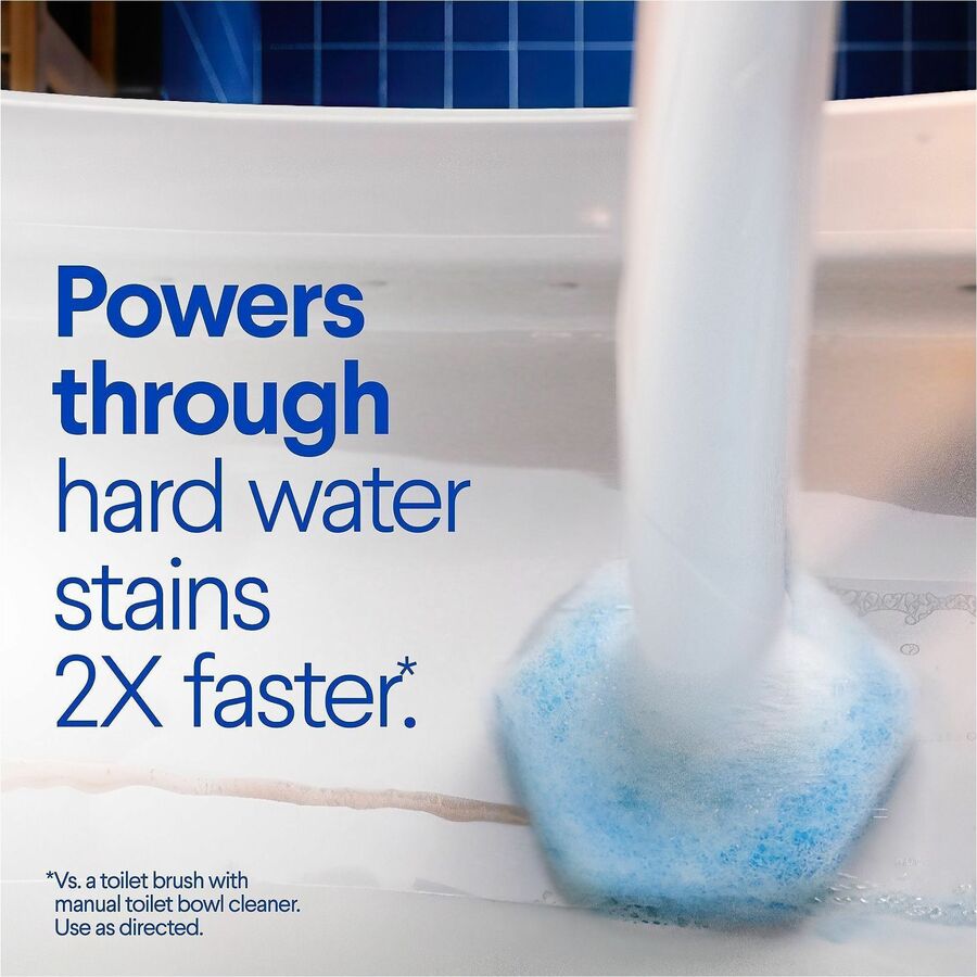 Clorox ToiletWand Disinfecting Scrubbing Pads Toilet Cleaning Refills - Blue, White - 20/Bag - 4 / Carton