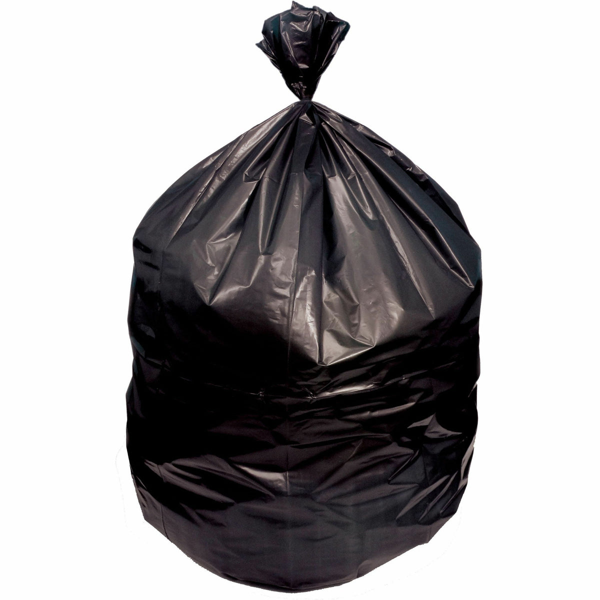 Heritage Eco Blend Max Can Liners - 55 gal Capacity - 41" Width x 53" Depth x 1.50 mil (38 Micron) Thickness - Black - 1