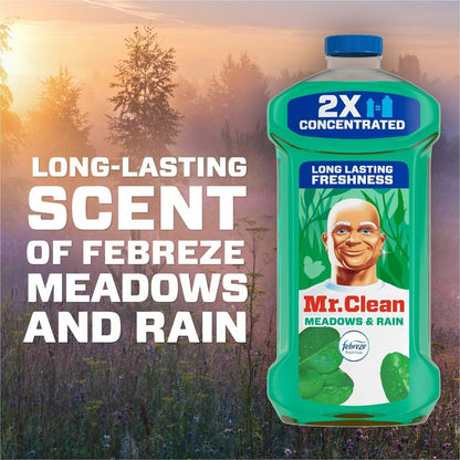 Mr. Clean Multi-Surface Cleaner - For Multi Surface, Multipurpose - Concentrate - Liquid - 64 fl oz (2 quart) - Meadows 