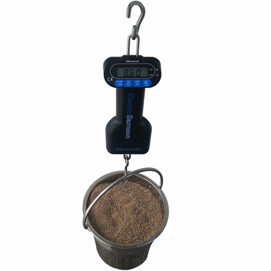 Brecknell ElectroSamson Handheld Scale - 55 lb / 25 kg Maximum Weight Capacity - Gray - 1 Each