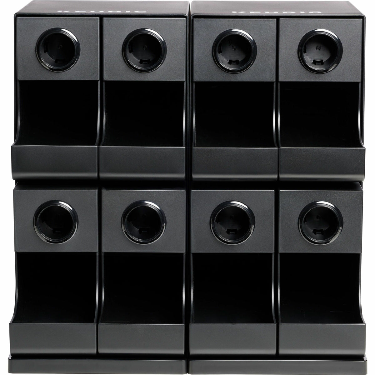 Keurig K-Cup Modular Merchandiser - 8 x Coffee/Tea Pod - Black - Plastic - 1 Each