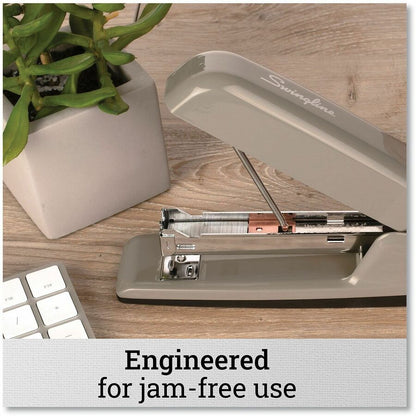 Swingline 747 Business Stapler - Staples Upto 25 Sheet - Holds Upto 210 Staple - Full Strip - Top Loading - Steel Gray, 