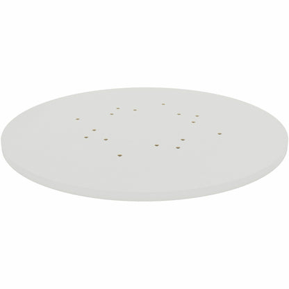 Lorell Hospitality/Conference Tabletop - Round - x 1" Thickness x 36" Diameter - Band Edge - White Table Top - Sturdy - 