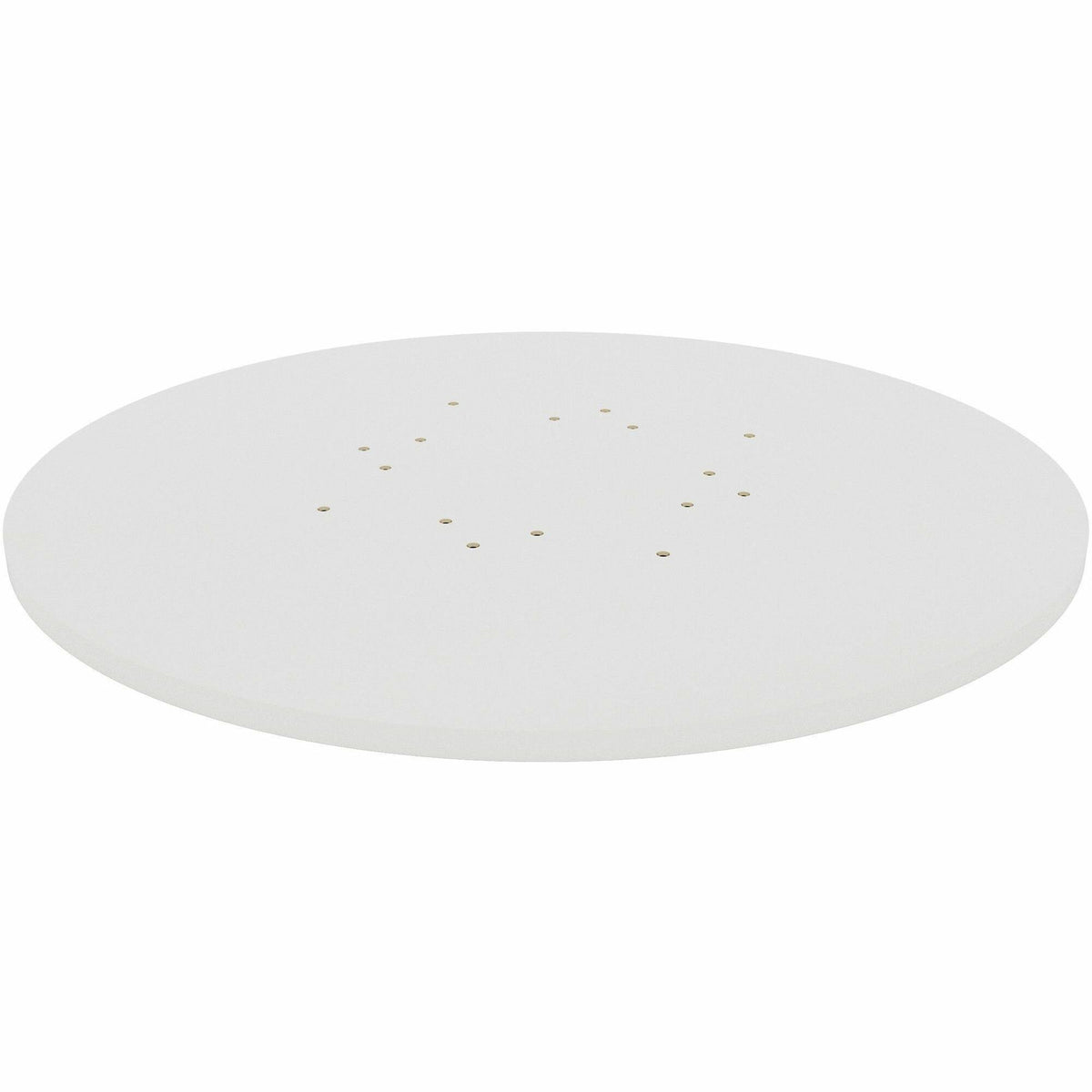 Lorell Hospitality/Conference Tabletop - Round - x 1" Thickness x 42" Diameter - Band Edge - White Table Top - Sturdy - 