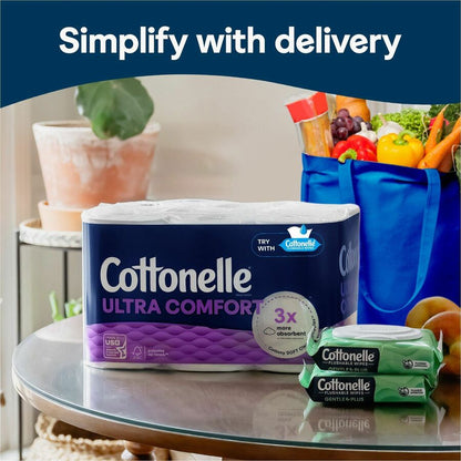 Kimberly-Clark Professional Ultra Comfort Toilet Paper - 2 Ply - White - Paper, FiberPack - 12/Pack - 4 / Carton