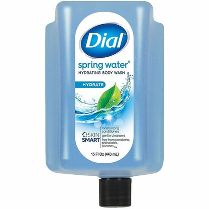 Dial Versa Cartridge Bottle Refills - Spring Water Scent - 15 fl oz - Bottle Dispenser - Body, Skin - Moisturizing - Blu