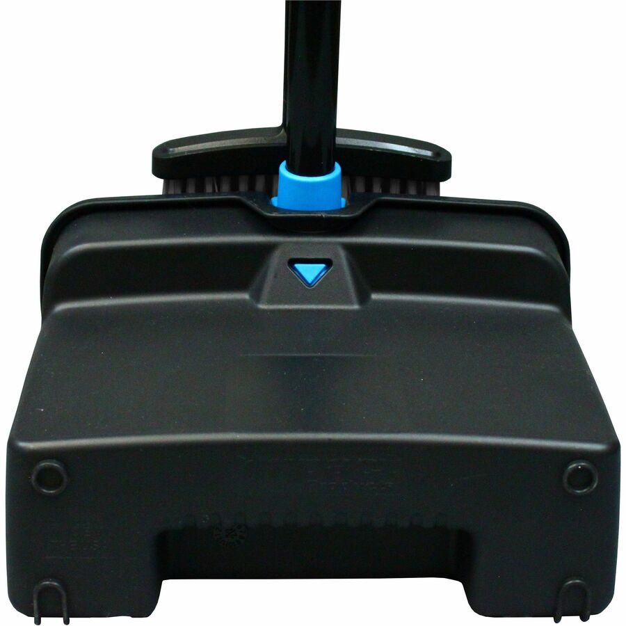Genuine Joe Lobby Dust Pan Combo Kit - Blue, Black - 1 Each