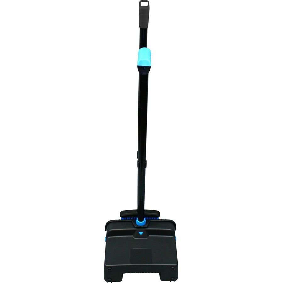 Genuine Joe Lobby Dust Pan Combo Kit - Blue, Black - 1 Each