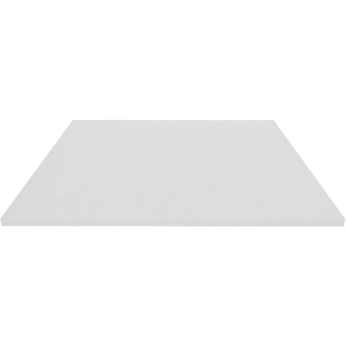 Lorell Hospitality/Conference Tabletop - Square - 42" Width x 1" Thickness x 42" Length - Band Edge - White Table Top - 