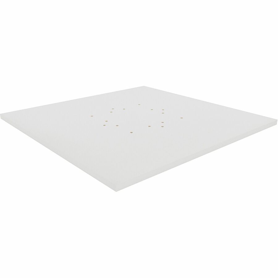 Lorell Hospitality/Conference Tabletop - Square - 42" Width x 1" Thickness x 42" Length - Band Edge - White Table Top - 