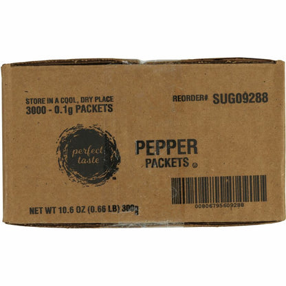 Sugar Foods Pepper Packets - 0 oz - 1000/Bag - 3 / Carton