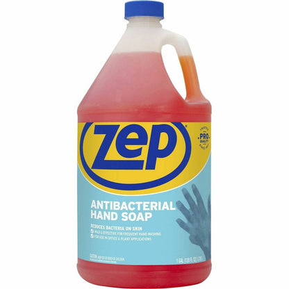 Zep Commercial Antimicrobial Hand Soap - Fresh Clean Scent - 1 gal - 4 / Carton