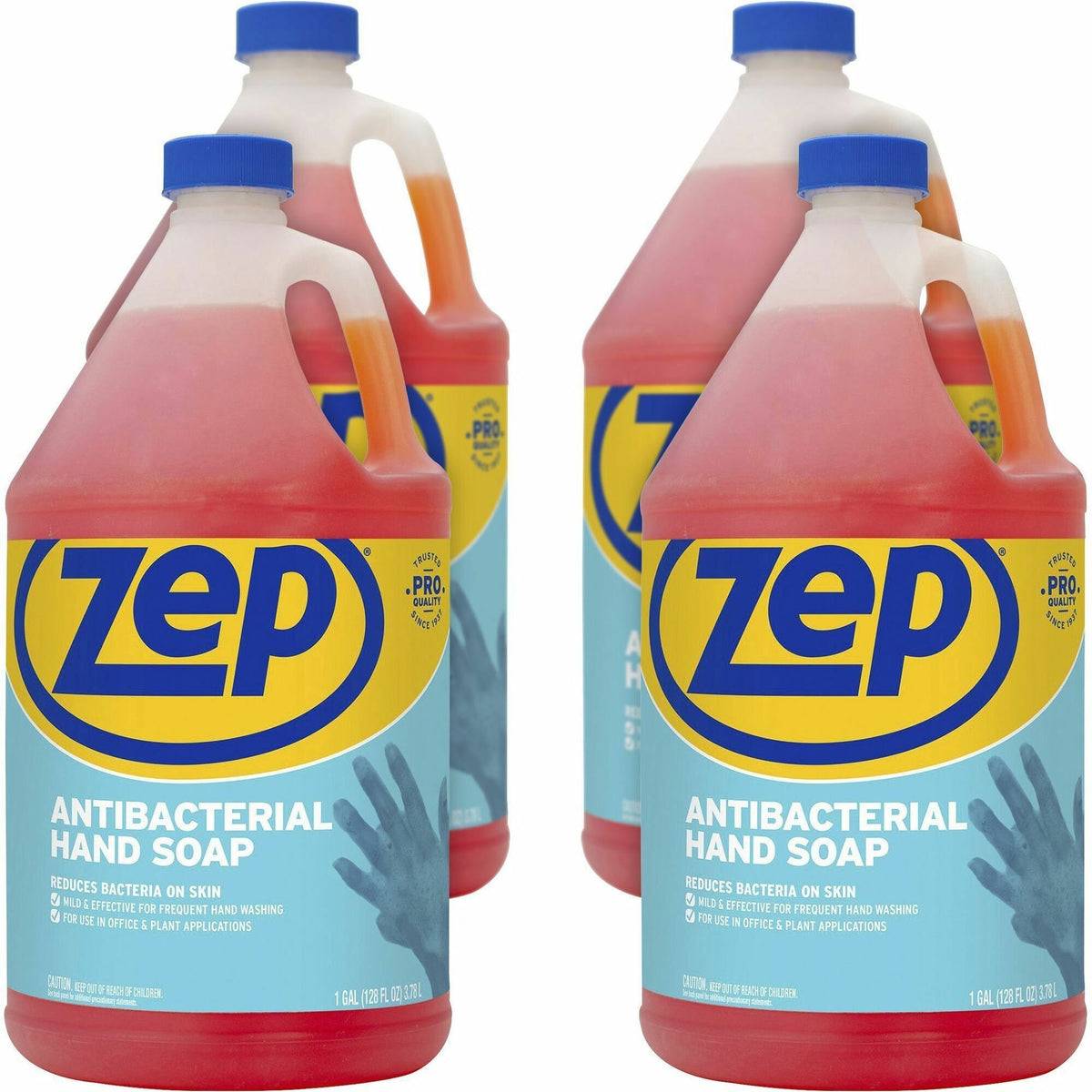 Zep Commercial Antimicrobial Hand Soap - Fresh Clean Scent - 1 gal - 4 / Carton