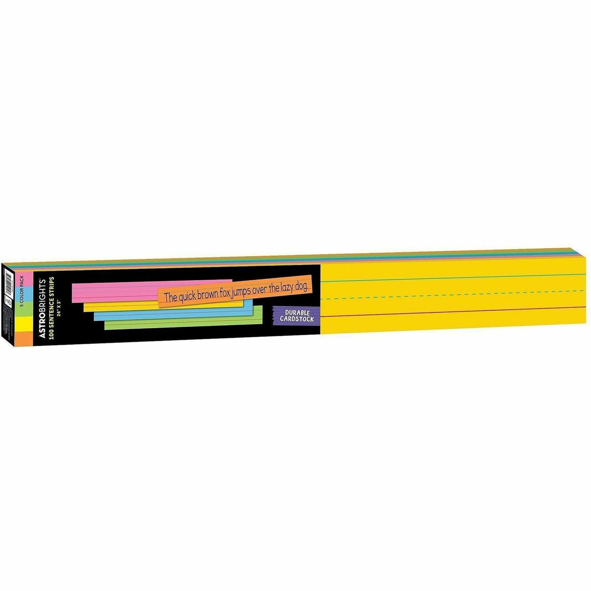 Astrobrights Ruled Handwriting Strips - Skill Learning: Classroom, Handwriting, Mathematics, Sight Words, Vocabulary, Sp