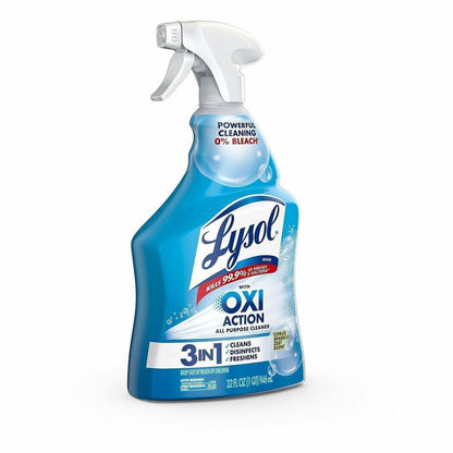 Lysol Hydrogen Peroxide Cleaner - For Multipurpose - 32 fl oz (1 quart) - Citrus Sparkle Zest Scent - 9 / Carton