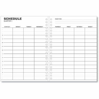 Universal Planner - Large - Monthly - 14 Month - December 2025 to January 2027 - 1 Month Double Page Layout - 8" x 11" S