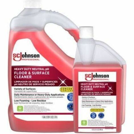 SC Johnson Heavy-Duty pH Floor & Surface Cleaner - For Multi Surface, Multipurpose - Concentrate - 32 fl oz (1 quart) - 