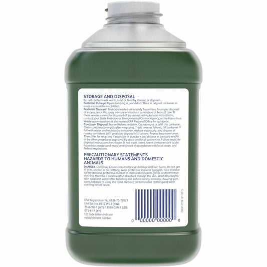Diversey Wide Range II Disinfectant Cleaner - For Multi Surface - Concentrate - Liquid - 84.5 fl oz (2.6 quart) - 12.4 p