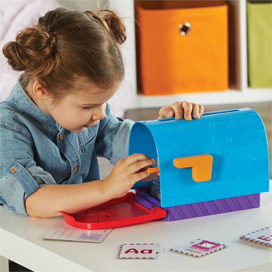 Learning Resources Alphabet Learning Mailbox - Learning Toy - Theme/Subject: Learning, Fun - 4+ - 62 Pieces - Multi