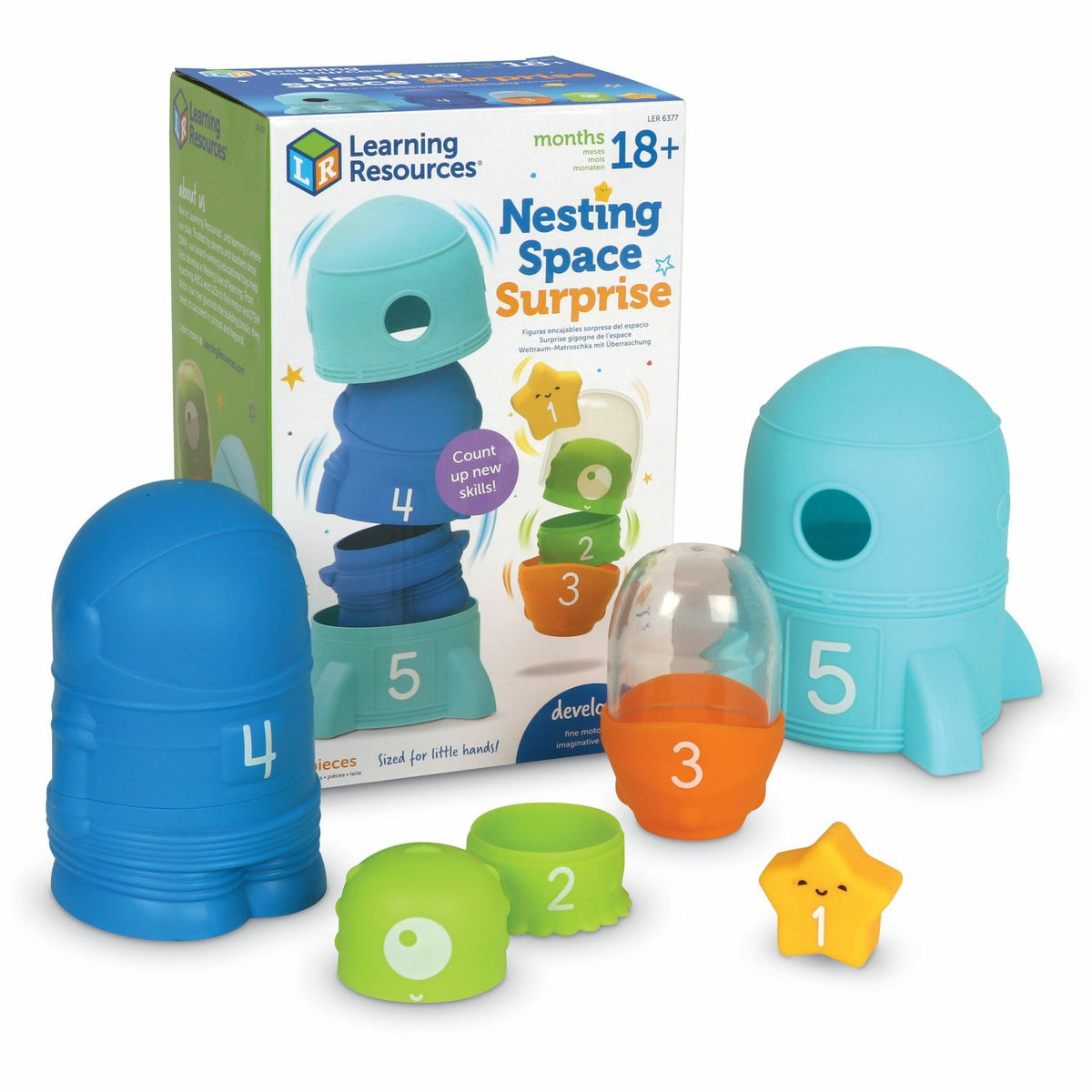 Learning Resources Nesting Space Surprise - Theme/Subject: Fun - 1 Each