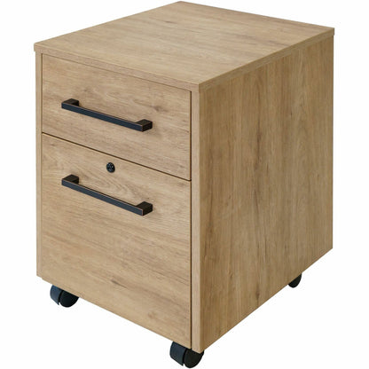 Martin Mason Monarca Laminate Unit - 24" Height x 18" Width - Total Drawer(s): 2 - Material: Thermofused Laminate (TFL) 