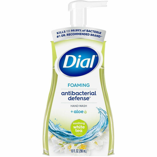Dial Complete Foam Hand Wash Pump - White Tea Scent - 10 fl oz - Pump Dispenser - Bacteria Remover, Kill Germs - Hand, B