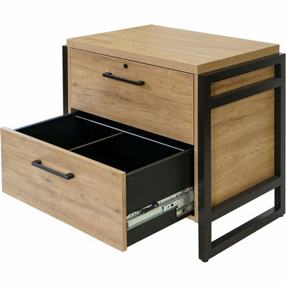 Martin Mason Monarca Laminate Unit - 31" Height x 34" Width x 21" Depth - Total Drawer(s): 2 - Material: Thermofused Lam