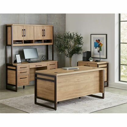 Martin Mason Monarca Laminate Unit - 31" Height x 34" Width x 21" Depth - Total Drawer(s): 2 - Material: Thermofused Lam