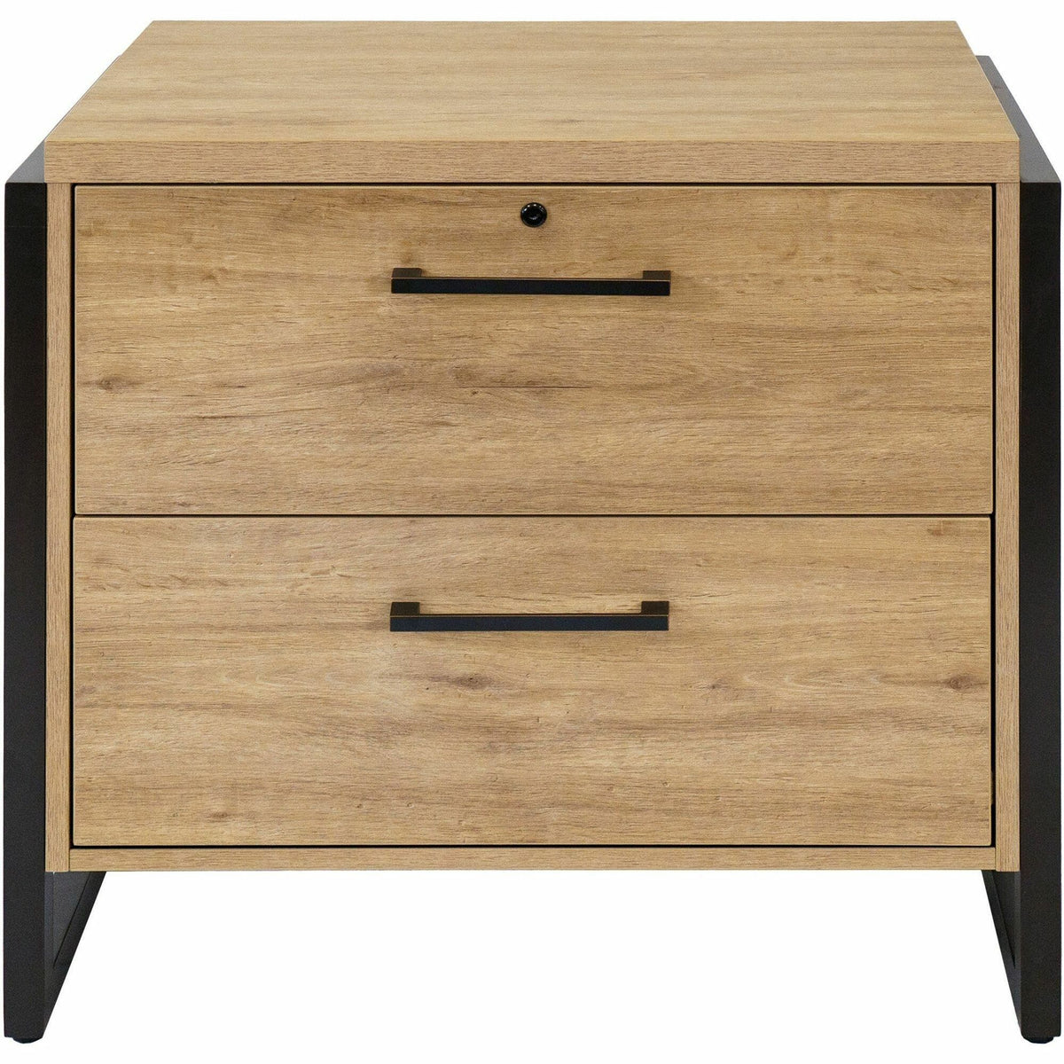 Martin Mason Monarca Laminate Unit - 31" Height x 34" Width x 21" Depth - Total Drawer(s): 2 - Material: Thermofused Lam