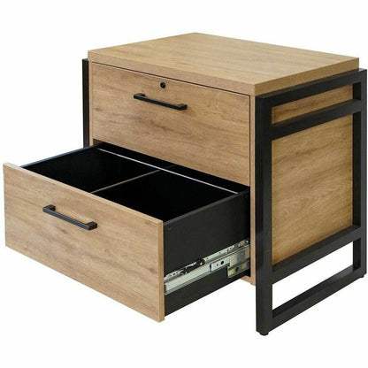 Martin Mason Monarca Laminate Unit - 31" Height x 34" Width x 21" Depth - Total Drawer(s): 2 - Material: Thermofused Lam
