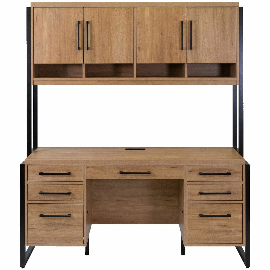 Martin Mason Monarca Laminate Unit - 31" Height x 66" Width x 21" Depth - Total Drawer(s): 7 - Material: Thermofused Lam