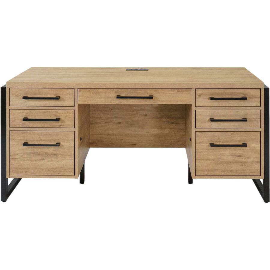 Martin Mason Monarca Laminate Unit - 31" Height x 66" Width x 21" Depth - Total Drawer(s): 7 - Material: Thermofused Lam