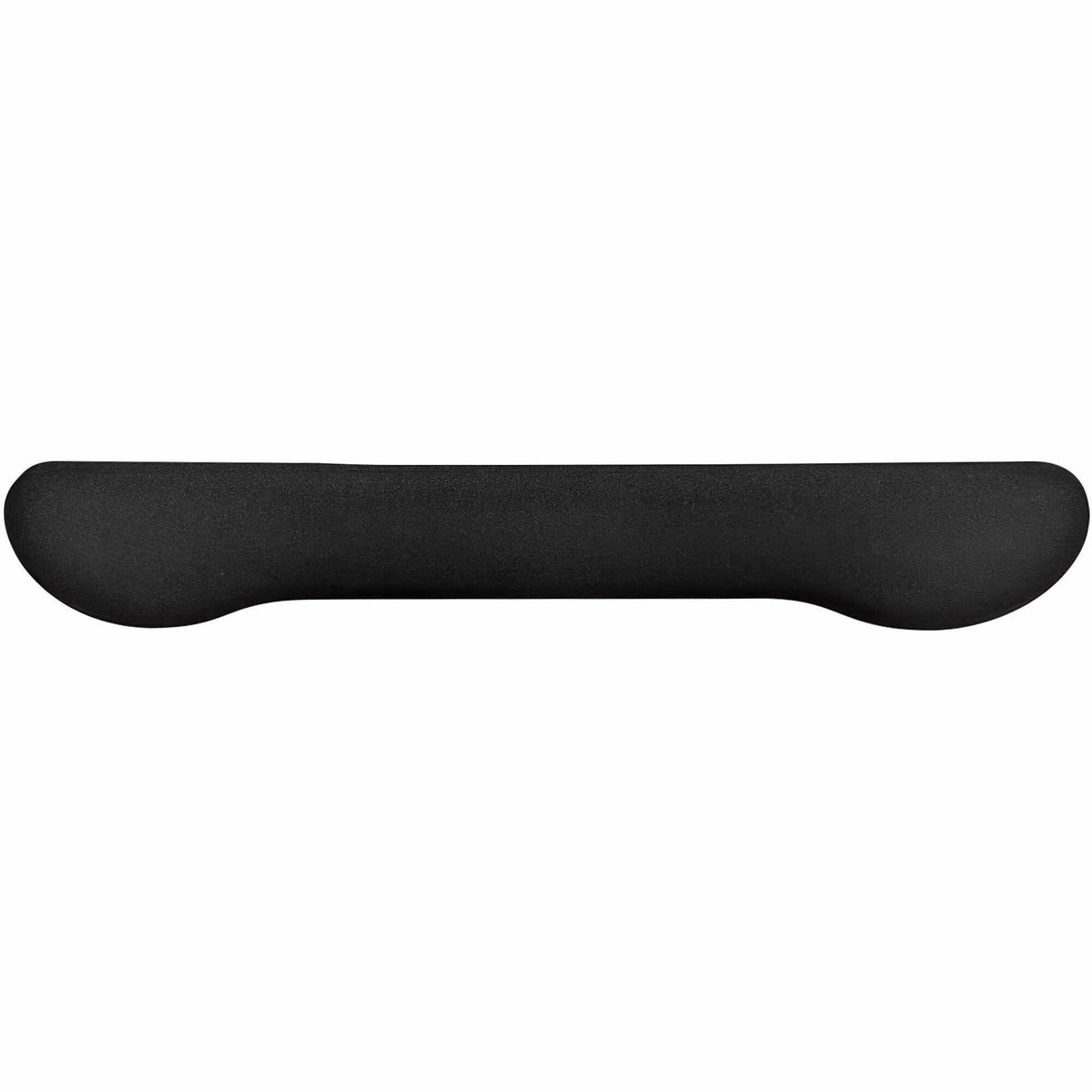 Compucessory Fabric-covered Gel Wrist Rest - 0.80" Height x 18.50" Width x 2.80" Depth - Black - Polyurethane Gel - Anti