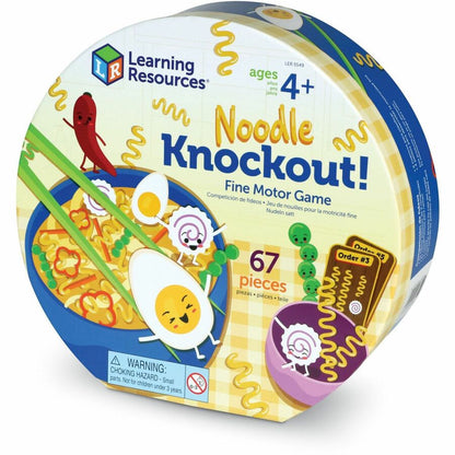Learning Resources Noodle Knockout Fine Motor Game - Learning Toy - Theme/Subject: Learning - 4 Year & Up - 67 Pieces - 