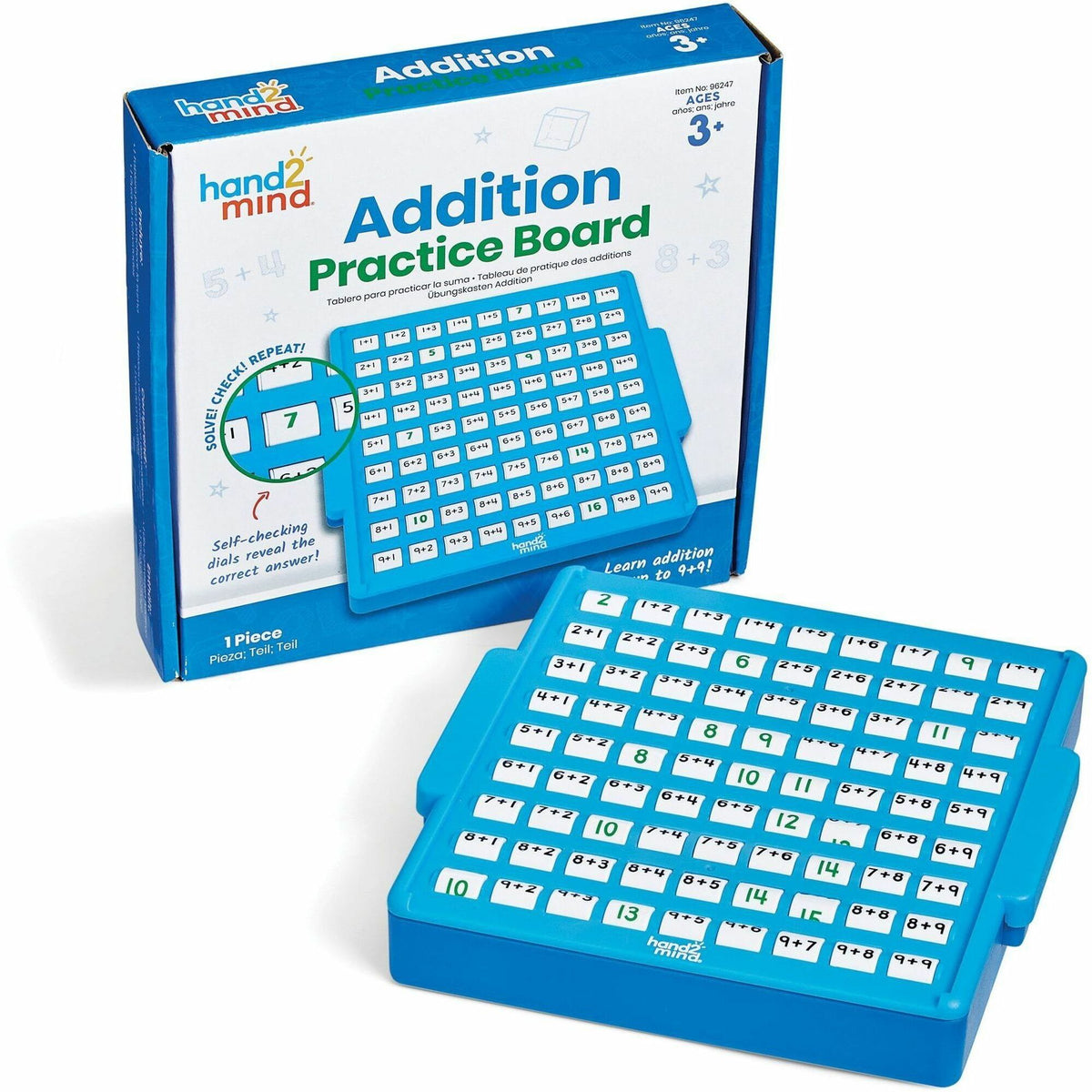 Learning Resources Addition Skills Practice Board - Skill Learning: Addition, Interactive Learning - 1 Each