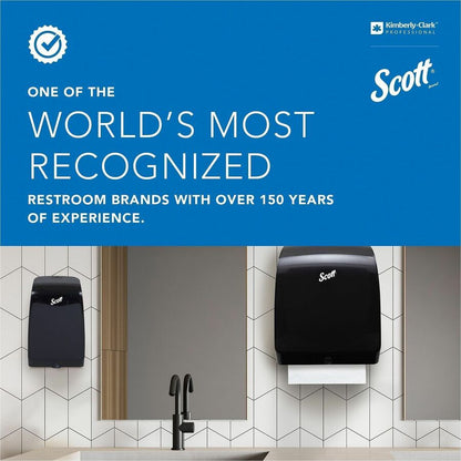 Scott Essential Small Core Toilet Paper - 1 Ply - 2200 Sheets/Roll - White - 36 / Carton