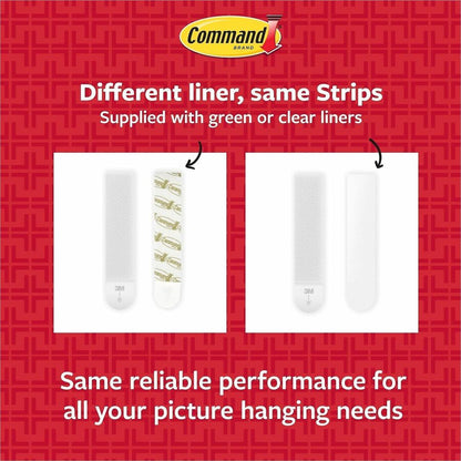 Command Hanging Strip - 19.84 lb (9 kg) Capacity - 8 / Pack