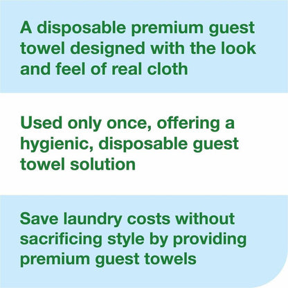 TORK LinStyle Valet Guest Towel White, 1/6 Fold, 5 x 100 Towels - 1 Ply - Extra Large - 11.50" Width x 17" Length - Whit