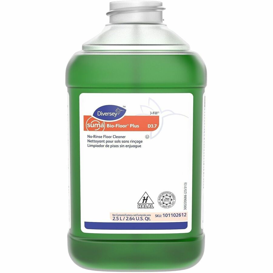 Suma Bio-Floor Plus D3.7 - For Floor, Tile, Quarry Tile, Kitchen - Concentrate - Liquid - 84.5 fl oz (2.6 quart) - 8.8 p