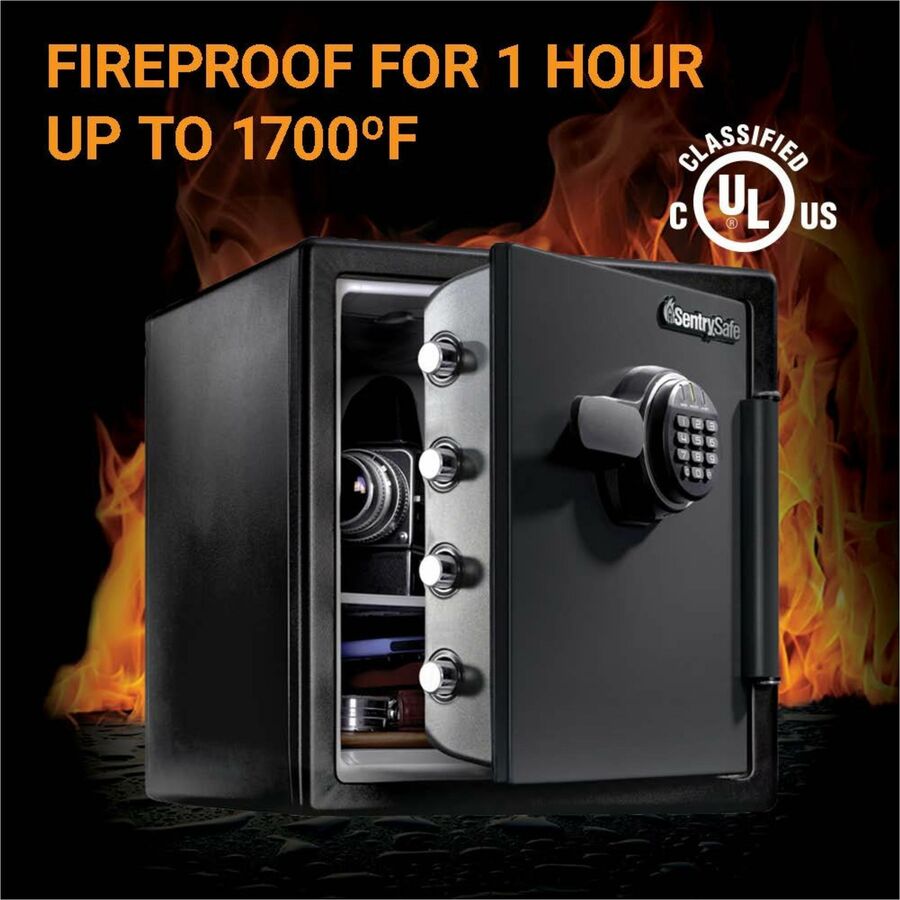 Sentry Safe Digital fire/water safe - 1.23 ft³ - Digital Lock - 4 Live-locking Bolt(s)