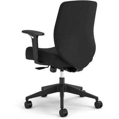 HON Altern Task Chair - Fabric, Foam Seat Material - Fabric Back Material - Black Frame Color - Mid Back - Black - Armre