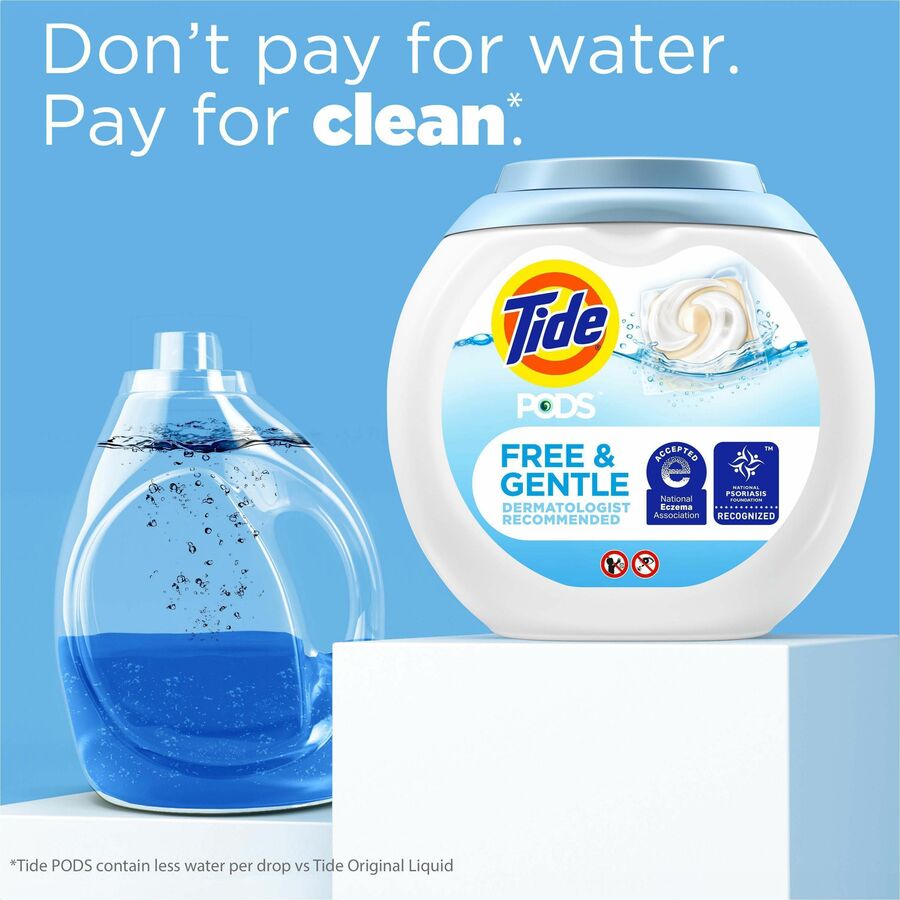 Tide Pods Laundry Detergent - For Laundry - Concentrate - Pod - Spring Meadow Scent - Dye-free - White - 81/Pack - 4 / C