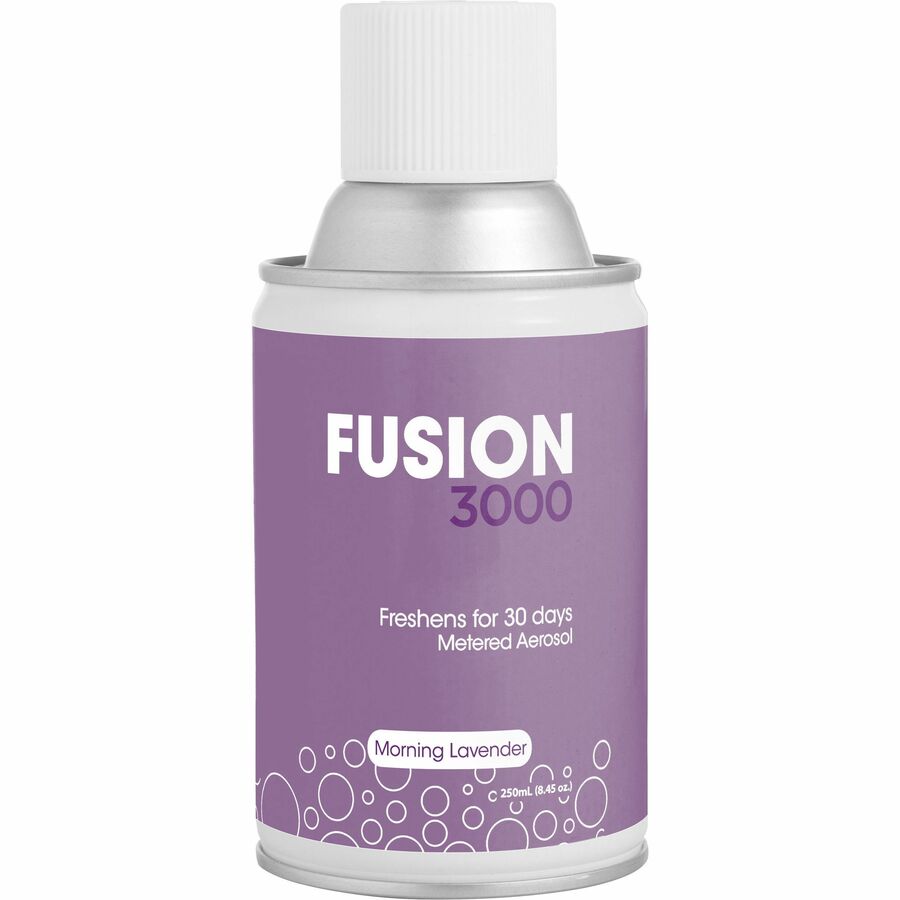 Fresh Products Fusion 3000 Metered Aerosols - 6000 ft³ - Morning Lavender - 30 Day - Odor Neutralizer, VOC Compliant - 1