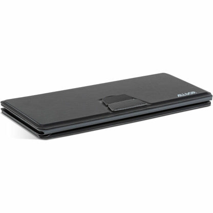 Allsop Foldio Laptop & Tablet Stand - Black - Ergonomic, Adjustable Angle, Adjustable Height, Magnetic, Compact, Portabl