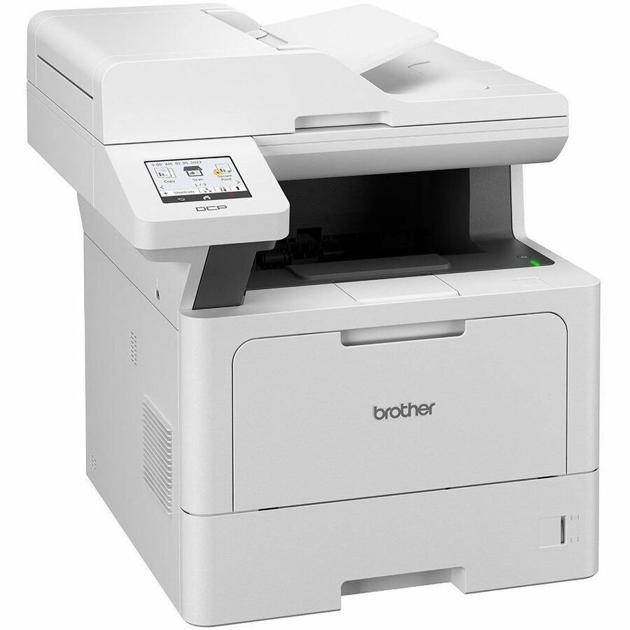 Brother DCP-L5510DN Wired Laser Multifunction Printer - Monochrome - Copier/Printer/Scanner - 48 ppm Mono Print - 1200 x