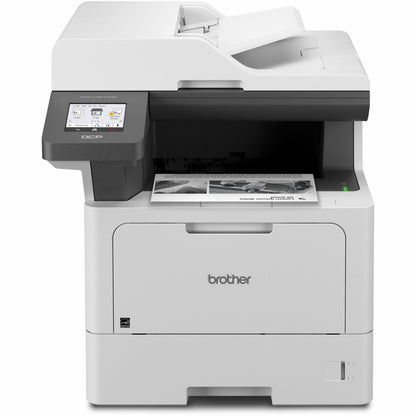 Brother DCP-L5510DN Wired Laser Multifunction Printer - Monochrome - Copier/Printer/Scanner - 48 ppm Mono Print - 1200 x